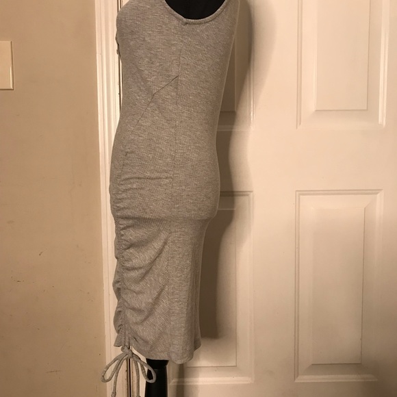 Grey Willow and Root Scrunched Ribbed T-Shirt Dress NWT - Picture 11 of 11